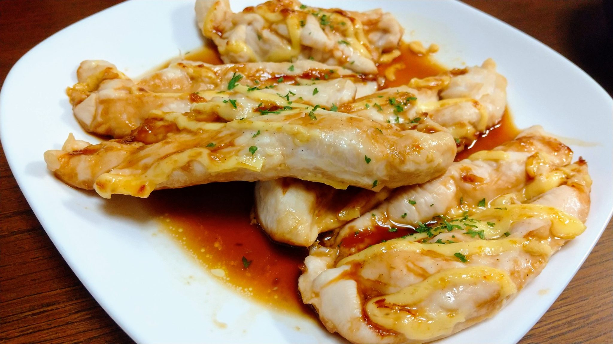 ごままぶし焼き鶏ささみのレシピ