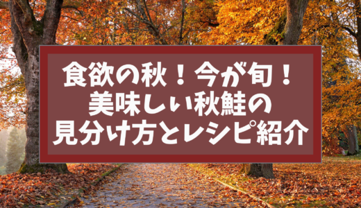 今が旬！美味しい秋鮭の見分け方とレシピ紹介